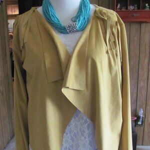 CRAZY TRAIN CALMITY JANE FAUX SUEDE JACKET‎ WITH FRINGE